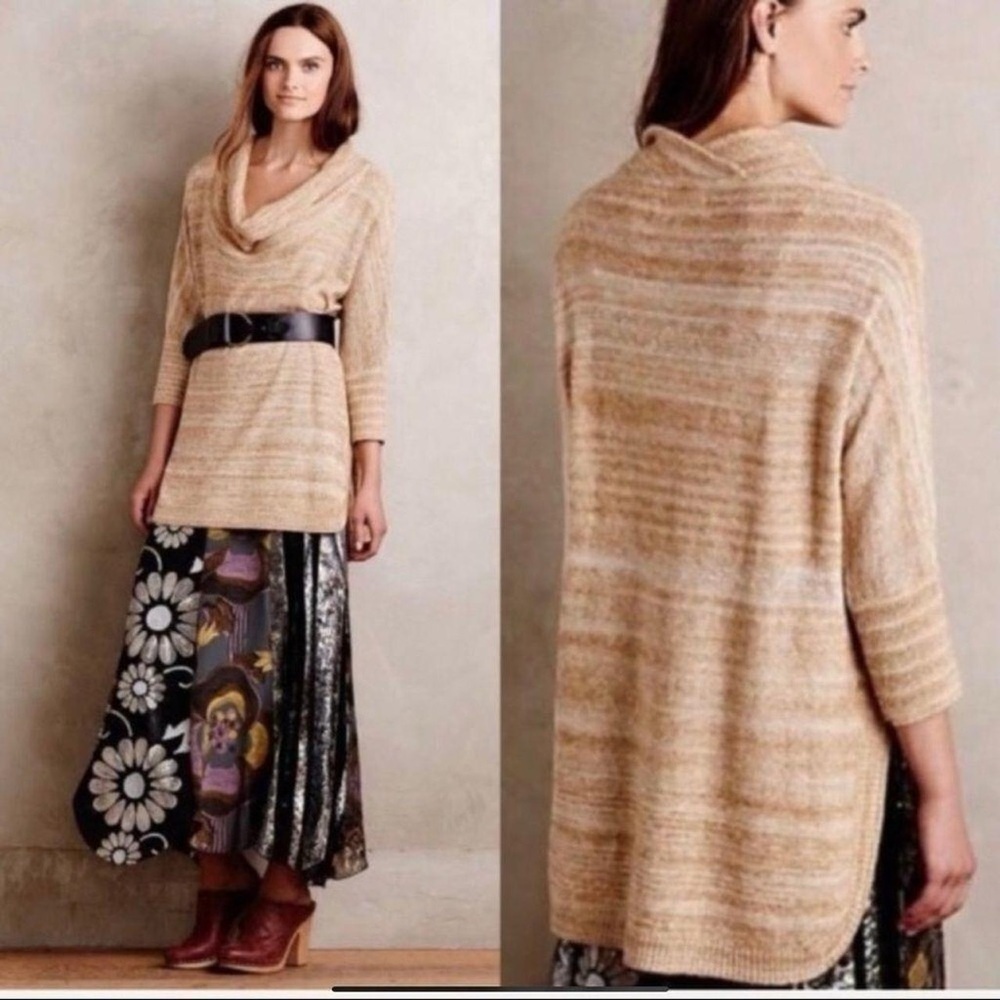 EUC - Anthropologie Field Flower Sweater Tunic - size XS